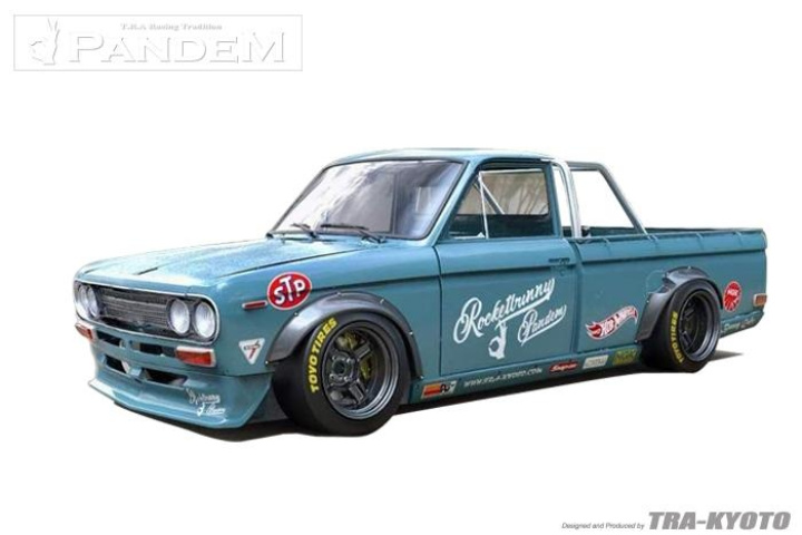Nissan 521 Pick-up 68-72 Pandem Aero Kit TRA-KYOTO in the group Select car model / Nissan / 510 - 610 - 710 1967-1977 at DDESIGN Scandinavia AB (66920521)