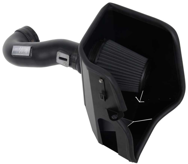 71-3110 71-Serien Blackhawk Air Intake Kit K&N Filters in the group Select car model / Chevrolet / Silverado 14+ / Tuning / Intake & Accessories at DDESIGN Scandinavia AB (71-3110)