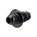 AN08 - AN10 Bulkhead Hose Adapter & Locking Nut - Black T7 Design