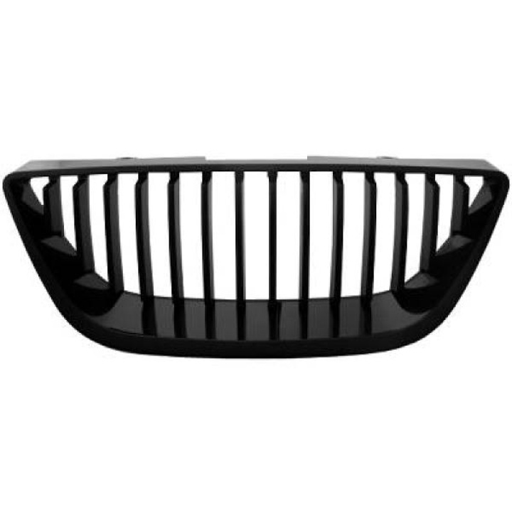 SEAT IBIZA 08-12 Ribbed Black Sports Grill Without Emblem DIEDERICHS in the group Select car model / Seat / Ibiza Mk4 (6J) 08-17 / Styling at DDESIGN Scandinavia AB (7426540)
