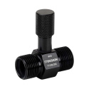 -10 Inline Charge Port - 7/8-14 - Male Insert O-Ring - Low Pressure T7 Design