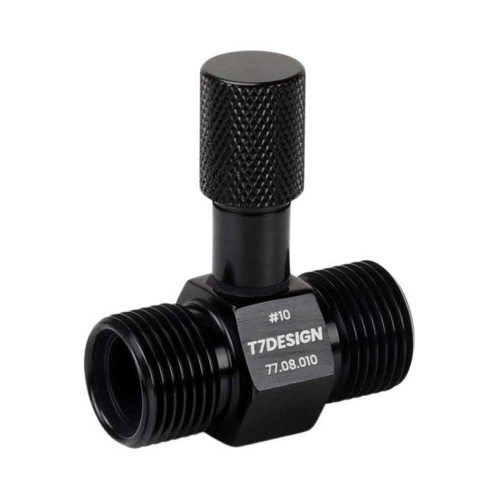 -10 Inline Charge Port - 7/8-14 - Male Insert O-Ring - Low Pressure T7 Design in the group Interior / Heater & Accessories / AC Components at DDESIGN Scandinavia AB (77-08-010)