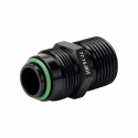 7/8-18 MOR (Male O-Ring) to 7/8-14 MIO (Male Insert O-Ring) M/M Adapter T7 Design