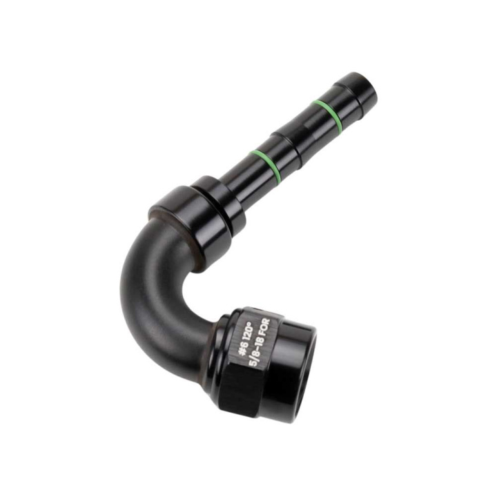 5/8-18 FOR to -6 120 Degree - AC Hose End T7 Design in the group Interior / Heater & Accessories / AC Components at DDESIGN Scandinavia AB (77-16-006)