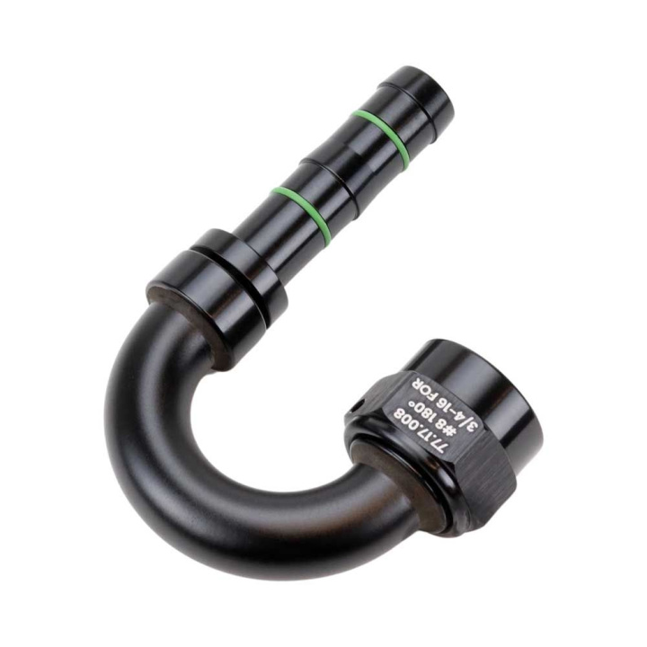 3/4-16 FOR to -8 180 Degree - AC Hose End T7 Design in the group Interior / Heater & Accessories / AC Components at DDESIGN Scandinavia AB (77-17-008)