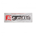 6 FT. Vinyl Shop Banner - SILVER Grams Performance