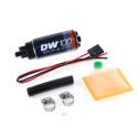 DW100 series, 165lph in-tank fuel pump w/ Universal Install Kit. Fits Most.