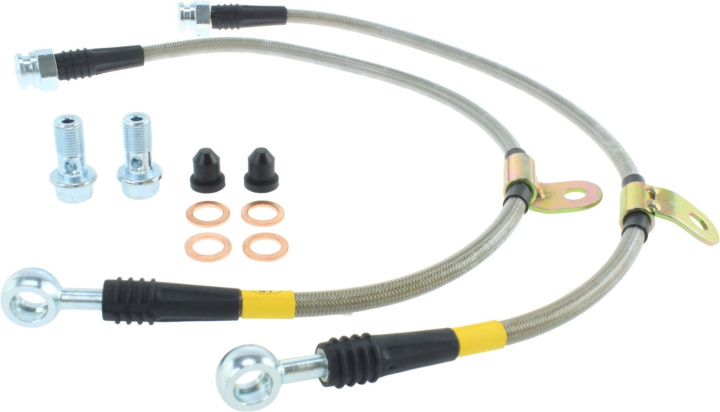 950.51001 Hyundai Front Stainless Brake Lines Stoptech in the group Select car model / Hyundai / Genesis Coupe 08-16 / Brakes at DDESIGN Scandinavia AB (950.51001)