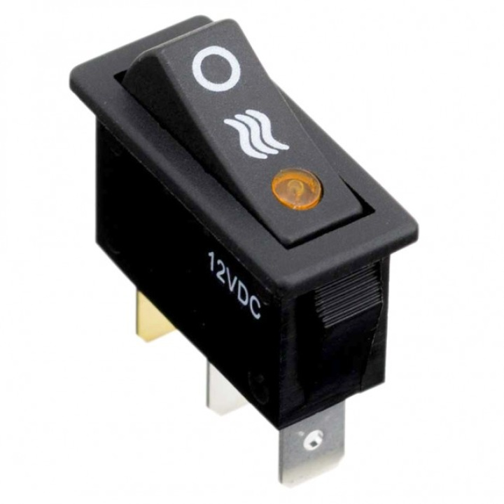 Heat Switch ON/OFF Rocker Switch with LED in the group Interior / Heater & Accessories at DDESIGN Scandinavia AB (9F4-DF7-949)