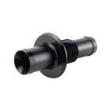 16 - 19mm (5/8 - 3/4\'\') Bulkhead Hose Adapter & Locking Nut - Black T7 Design