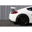Porsche Cayman GT4 Factory Wing Extension kit with Gurney Flap APR Performance