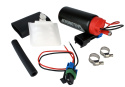 Fuel Pump, E85, offset Inlet - inlet inline w/ outlet, 340 HP Aeromotive