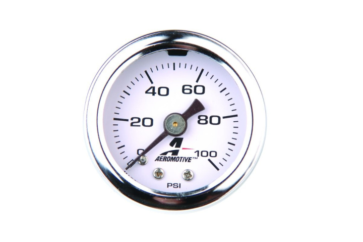 0 to 100 psi Fuel Pressure Gauge Aeromotive in the group Tuning / Fuel system / Fuel pressure regulator FPR at DDESIGN Scandinavia AB (AER15633)