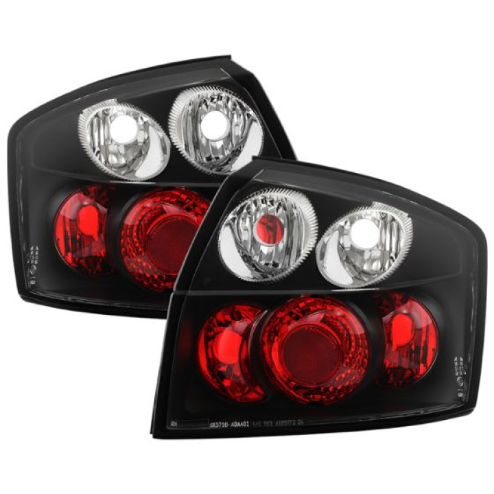 Audi A4 02-05 Euro Style Tail Lights - Black Spyder Auto in the group Select car model / Audi / A4 - S4 (B6) 2000-2006 / Styling / Lights at DDESIGN Scandinavia AB (ALT-YD-AA402-BK)
