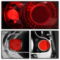 Audi A4 02-05 Euro Style Tail Lights - Black Spyder Auto