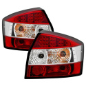 Audi A4 02-05 LED Tail Lights - Red Clear Spyder Auto