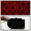 Audi A4 02-05 LED Tail Lights - Red Clear Spyder Auto