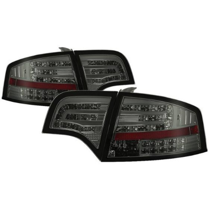 Audi A4 4Dr 06-08 LED Tail Lights - Smoke Spyder Auto in the group Select car model / Audi / A4 - S4 - RS4 (B7) 2004-2008 / Styling at DDESIGN Scandinavia AB (ALT-YD-AA406-G2-LED-SM)