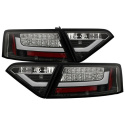 Audi A5 08-12 LED Tail Lights - Incandescent Model Only ( Not Compatible With LED Model ) - Black Spyder Auto