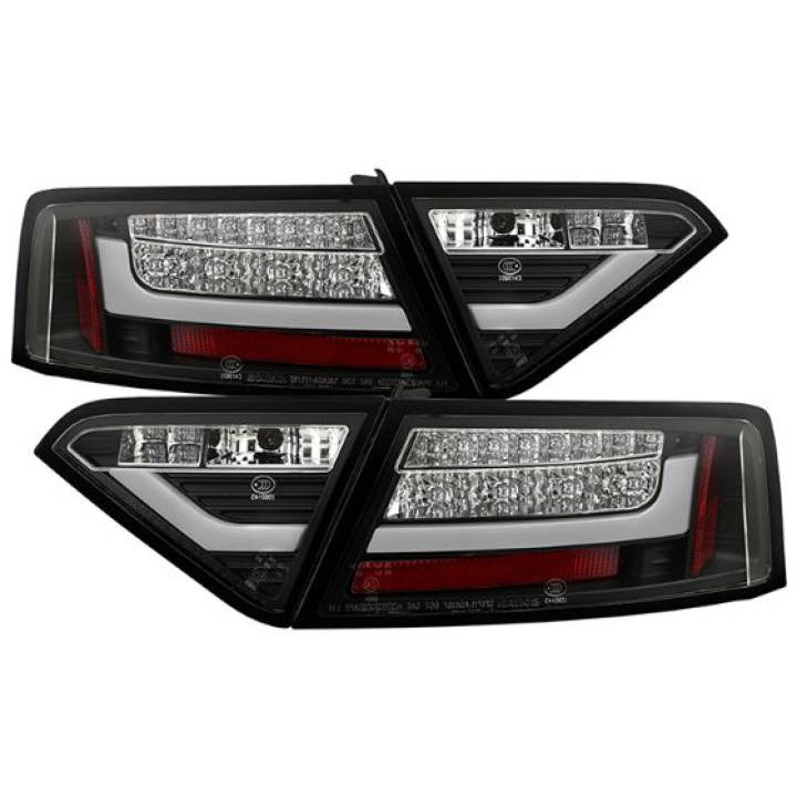 Audi A5 08-12 LED Tail Lights - Incandescent Model Only ( Not Compatible With LED Model ) - Black Spyder Auto in the group Select car model / Audi / A5 - S5 - RS5 (8T/8F) 2008-2016 / Styling at DDESIGN Scandinavia AB (ALT-YD-AA508-LED-BK)
