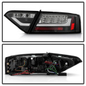 Audi A5 08-12 LED Tail Lights - Incandescent Model Only ( Not Compatible With LED Model ) - Black Spyder Auto