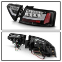 Audi A5 08-12 LED Tail Lights - Incandescent Model Only ( Not Compatible With LED Model ) - Black Spyder Auto