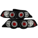 Acura RSX 02-04 LED Tail Lights - Black Spyder Auto