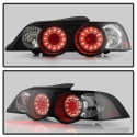 Acura RSX 02-04 LED Tail Lights - Black Spyder Auto