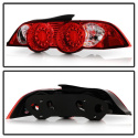 Acura RSX 02-04 LED Tail Lights - Red Clear Spyder Auto