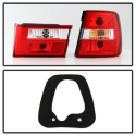 BMW E34 5-Series 88-95 Euro Style Tail Lights - Red Clear Spyder Auto