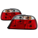 BMW E38 7-Series 95-01 Crystal Tail Lights - Red Clear Spyder Auto