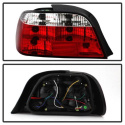 BMW E38 7-Series 95-01 Crystal Tail Lights - Red Clear Spyder Auto