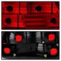 BMW E38 7-Series 95-01 Crystal Tail Lights - Red Clear Spyder Auto
