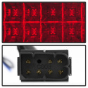 BMW E39 5-Series 97-00 LED Tail Lights - Red Clear Spyder Auto