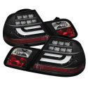 BMW E46 00-03 2Dr Coupe ( Will Not Fit Convertible ) Light Bar LED Tail Lights - Black Spyder Auto