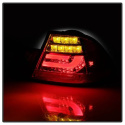 BMW E46 00-03 2Dr Coupe ( Will Not Fit Convertible ) Light Bar LED Tail Lights - Red Clear Spyder Auto