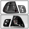 BMW E46 3-Series 02-05 4Dr ( does not include red fog light bulb) Tail Lights - Smoke Spyder Auto