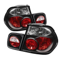 BMW E46 3-Series 99-01 4Dr Euro Style Tail Lights- Black Spyder Auto