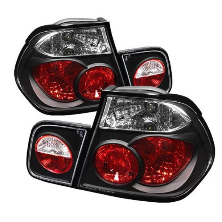 BMW E46 3-Series 99-01 4Dr Euro Style Tail Lights- Black Spyder Auto in the group Select car model / BMW / 3-series (E46) 1998-2005 / Styling / Lights at DDESIGN Scandinavia AB (ALT-YD-BE4699-4D-BK)