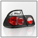 BMW E46 3-Series 99-01 4Dr Euro Style Tail Lights- Black Spyder Auto