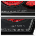 BMW E46 3-Series 99-01 4Dr Euro Style Tail Lights- Black Spyder Auto