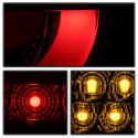 BMW E46 3-Series 99-01 4Dr Light Bar Style LED Tail Lights - Smoke Spyder Auto