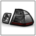 BMW E46 3-Series 99-01 4Dr Light Bar Style LED Tail Lights - Smoke Spyder Auto