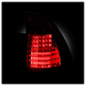 BMW E53 X5 00-06 4PCS LED Tail Lights - Red Clear Spyder Auto