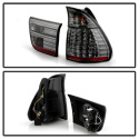 BMW E53 X5 00-06 4PCS LED Tail Lights - Smoke Spyder Auto