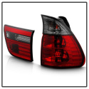 BMW E53 X5 00-06 4PCS Euro Style Tail Lights- Red Smoke Spyder Auto