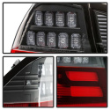 BMW E90 3-Series 06-08 4Dr LED Indicator Light Bar LED Tail Lights - Black Spyder Auto