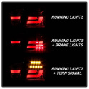 BMW E90 3-Series 06-08 4Dr LED Indicator Light Bar LED Tail Lights - Black Spyder Auto