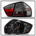 BMW E90 3-Series 06-08 4Dr LED Tail Lights - Smoke Spyder Auto