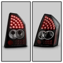 Chrysler 300C 05-07 LED Tail Lights - Black Spyder Auto